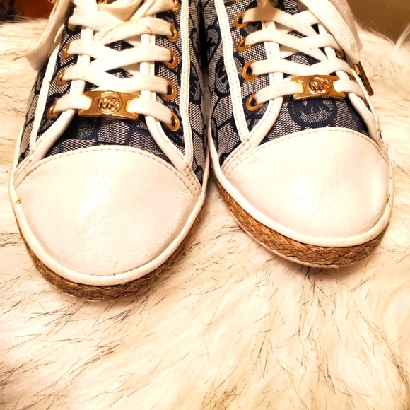 Michael Kors Canvas Slip Ons - Picture 4 of 5